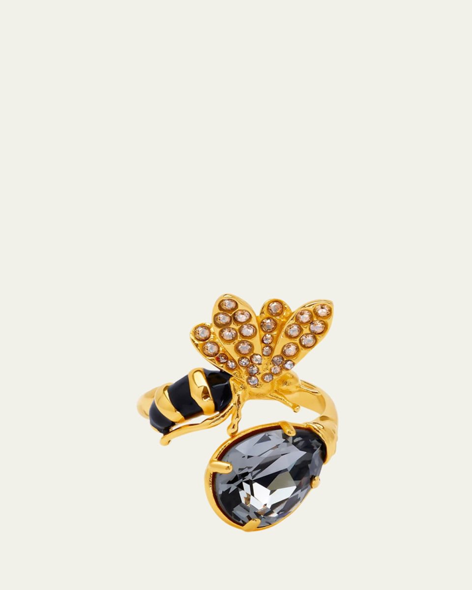 Bee Crystal Ring